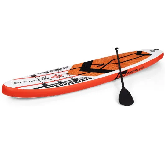 10.5 Feet Inflatable Stand Up Paddle Board with Carrying Bag and Aluminum Paddle-M