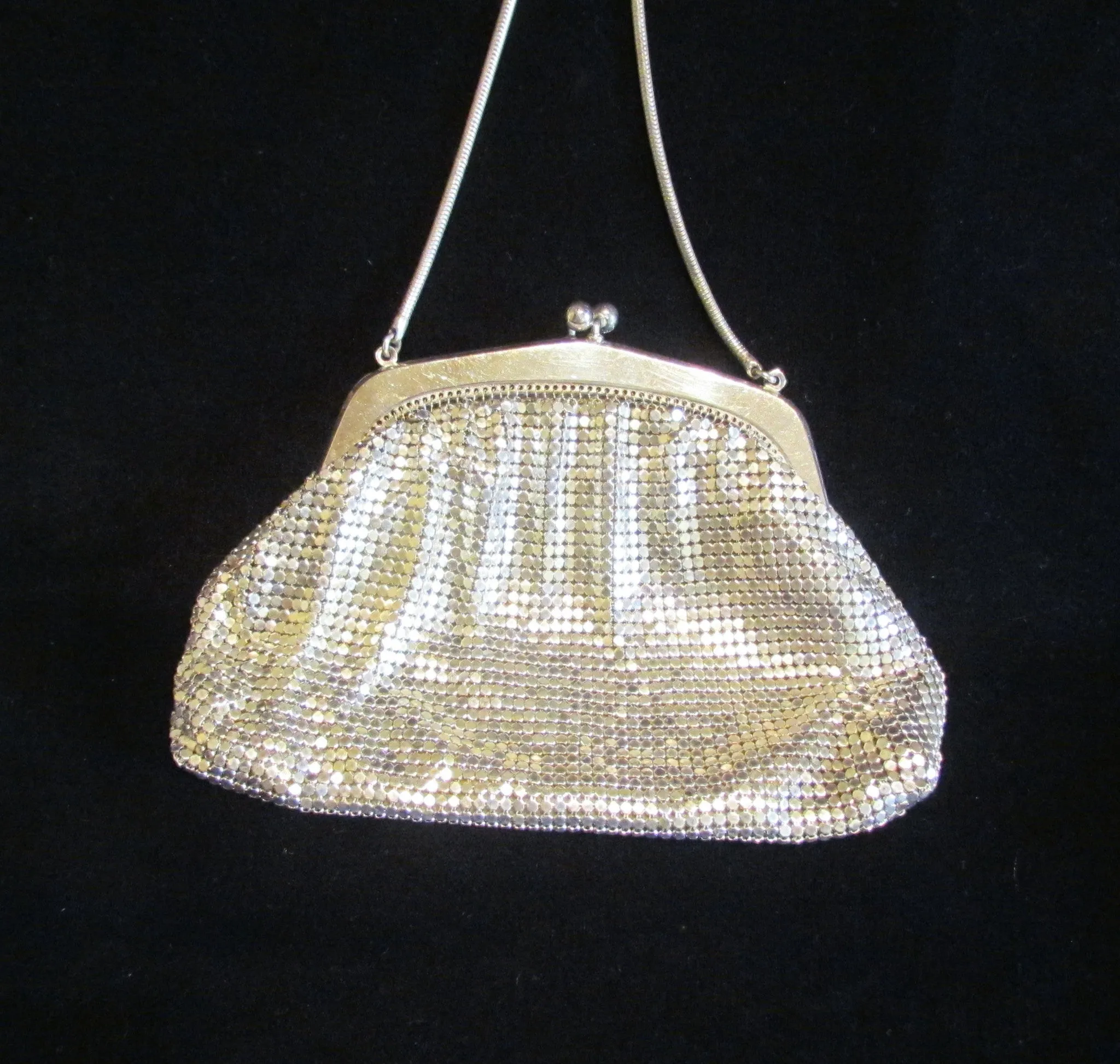 1930s Silver Mesh Purse Wedding Bridal Or Formal Bag Made In Germany