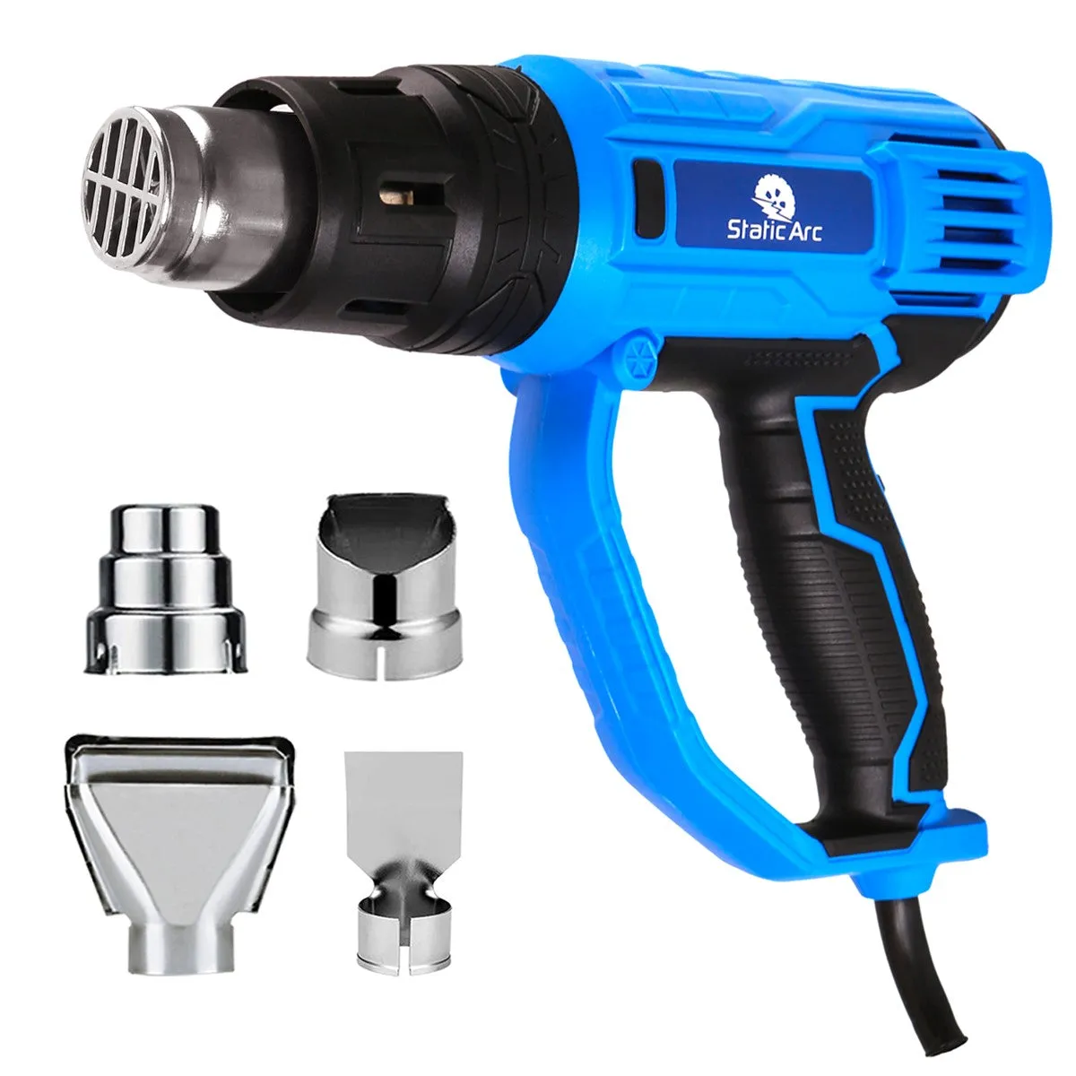 2000W ELECTRIC HEAT GUN HOT AIR NOZZLE VARIABLE TEMPERATURE PAINT GLUE DRY SEAL