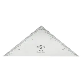 3" Steel Triangle Graduated