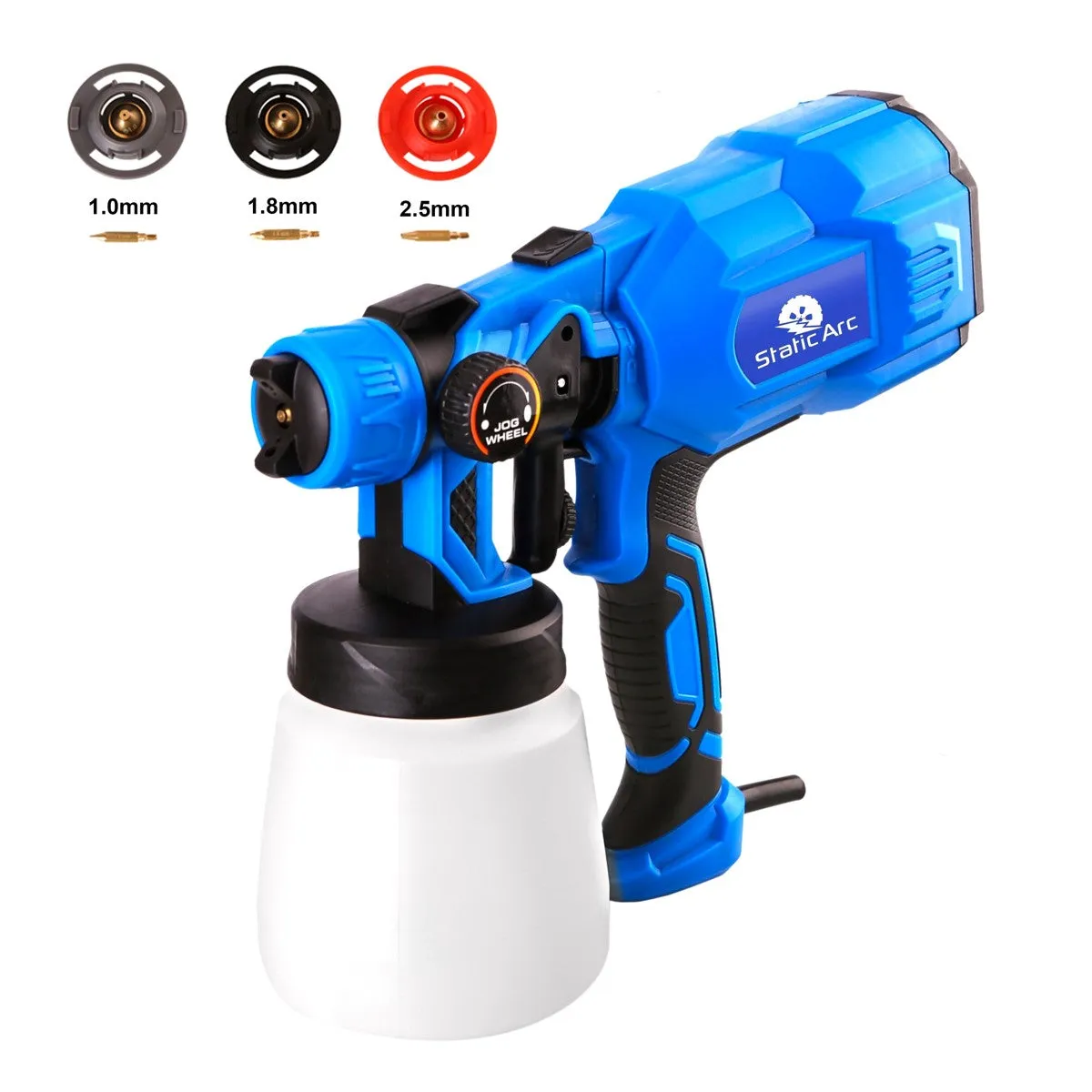 550W ELECTRIC SPRAY GUN SUCTION FEED 800ML CUP VEHICLE CAR WOOD FENCE PAINT