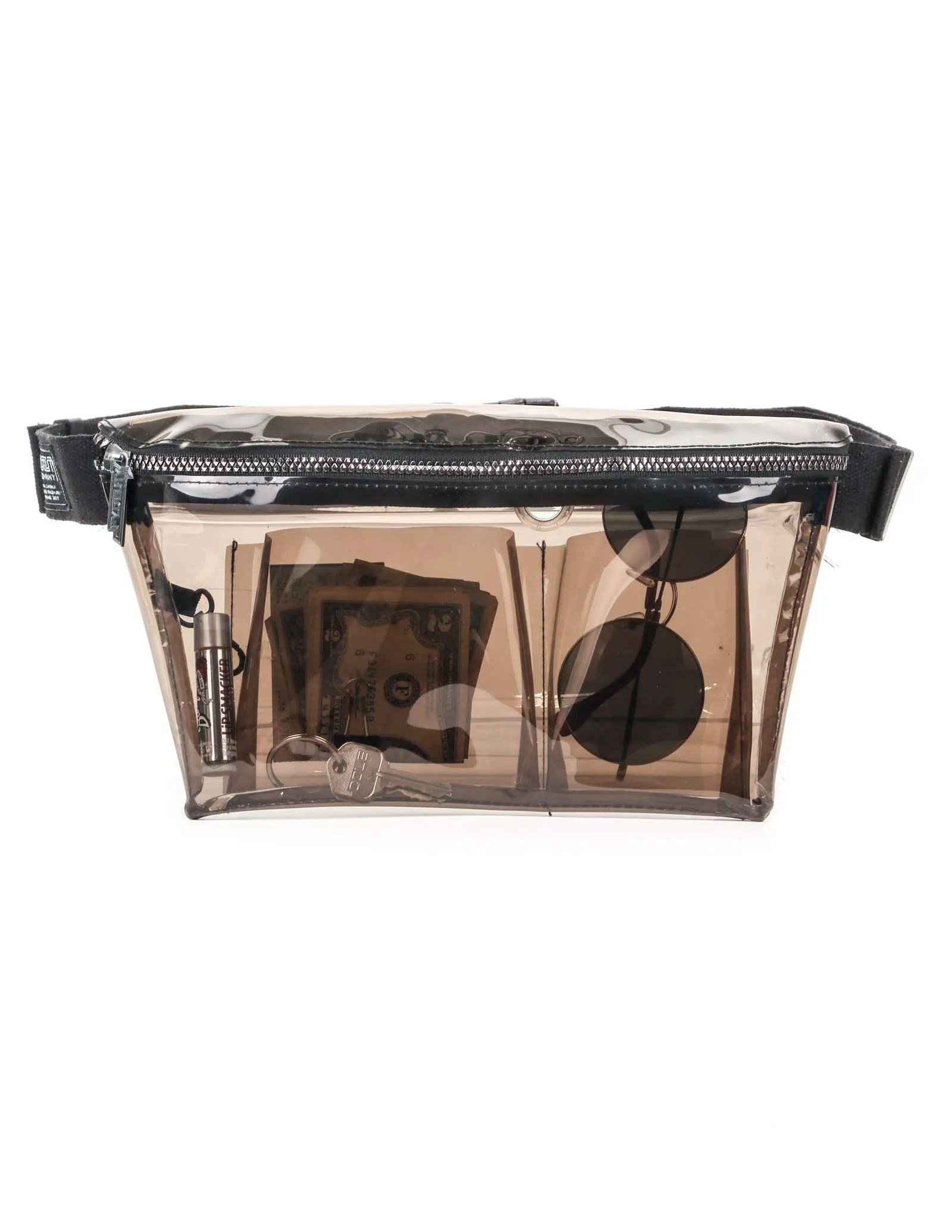 81502: Fanny Pack | Plus Size XL Low Profile | TRANSPARENT S