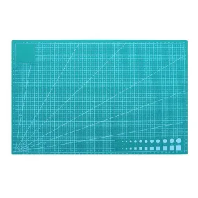 A3 A4 A5 Green Cutting Mat | Self-Healing Mat | Leather Tool | Leatherworking Mat | With Marking Guides | Non-Slip