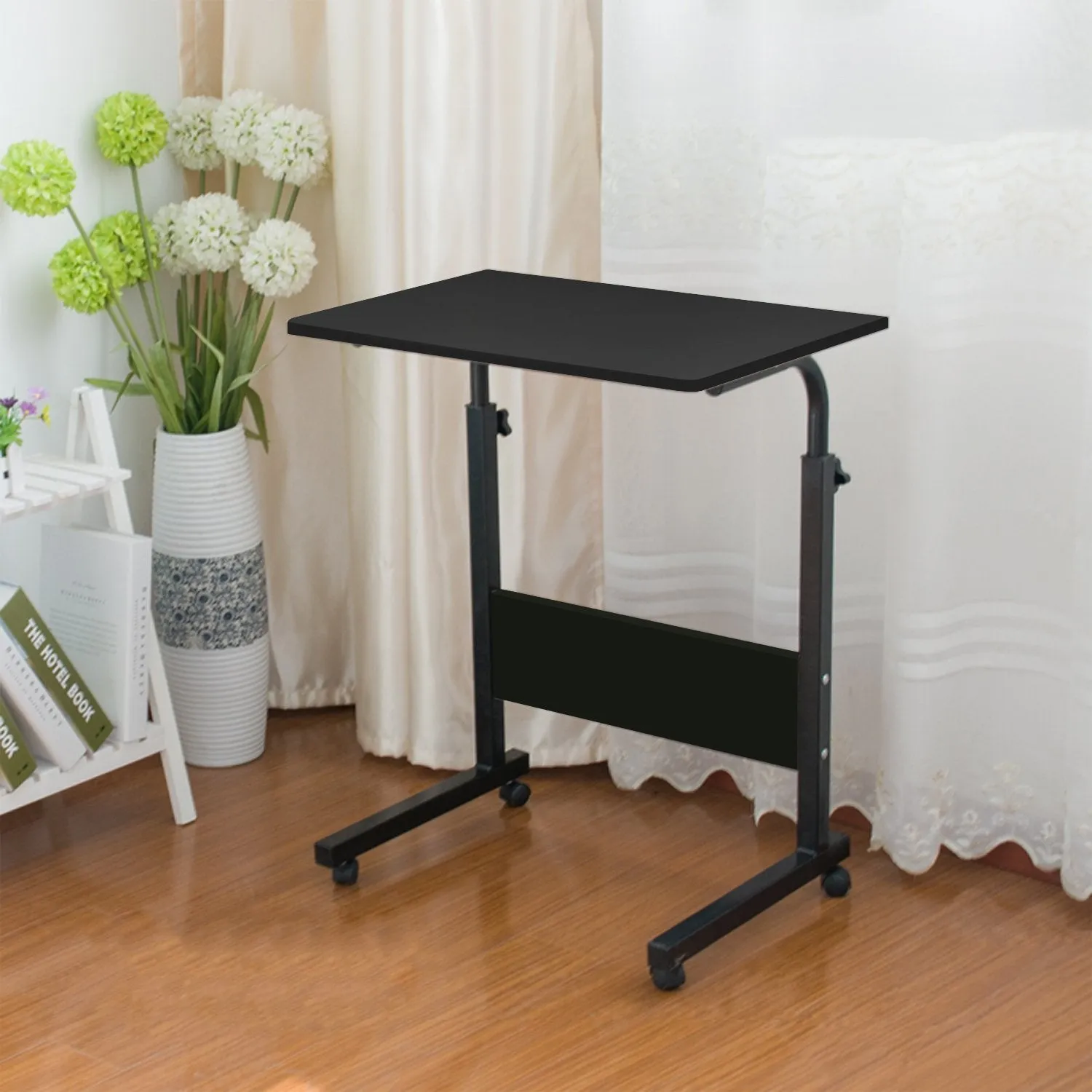 Adjustable Laptop Standing Portable Desk - Black