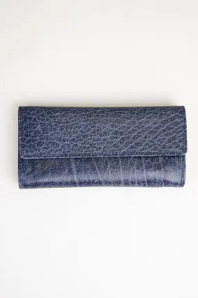 Adrian Klis 102 Ladies Wallet, Blue, Leather