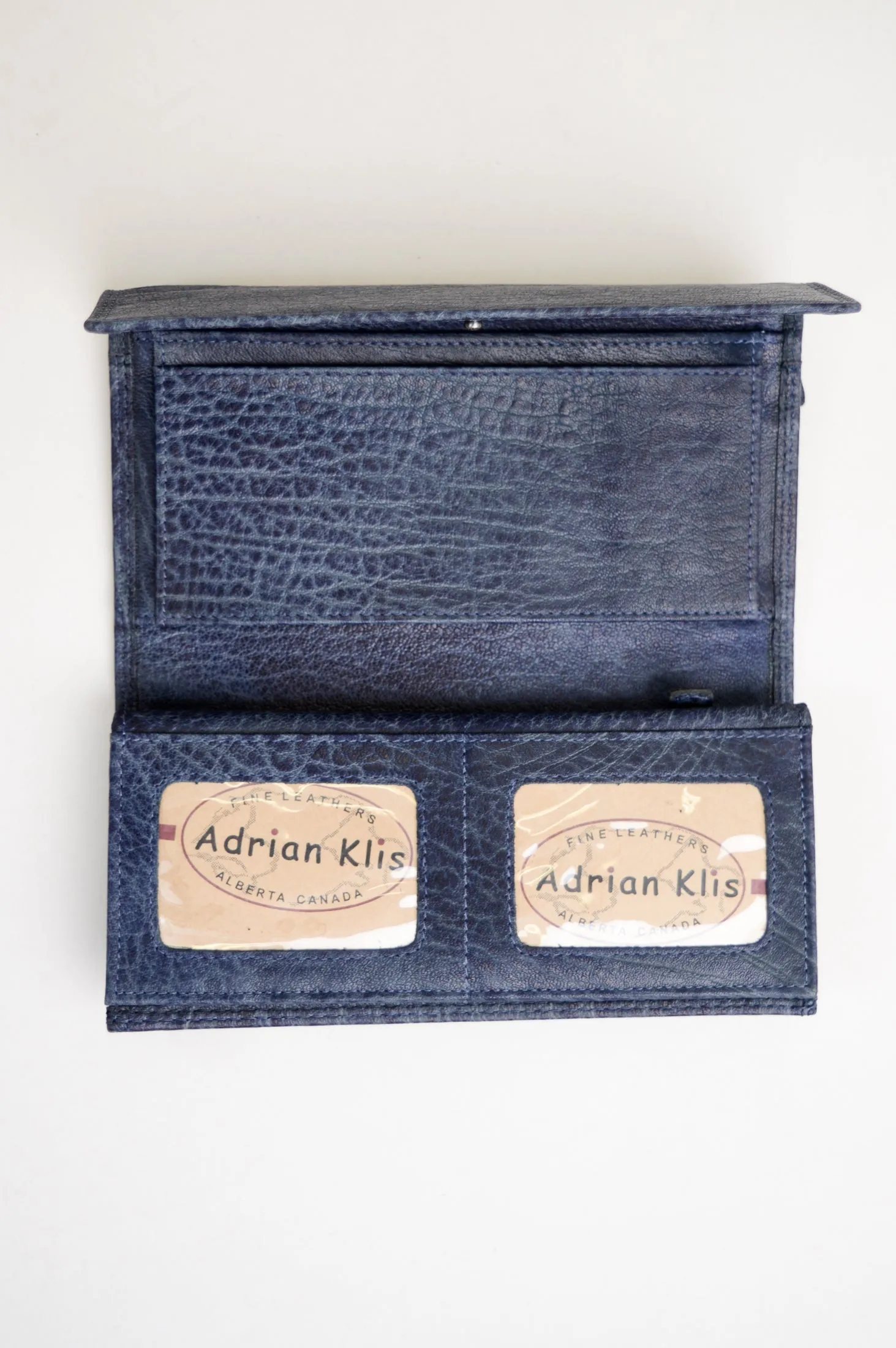 Adrian Klis 102 Ladies Wallet, Blue, Leather