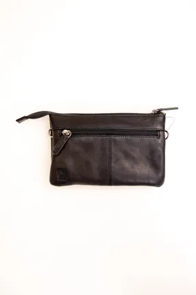 Adrian Klis 1544 Purse, Black, Leather