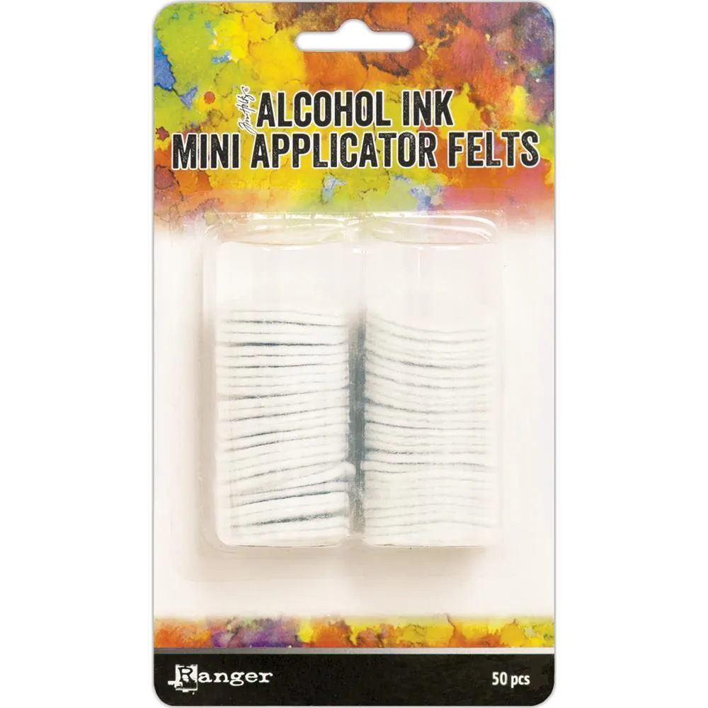 Alcohol Ink Mini Applicator Felts, 50 Pc