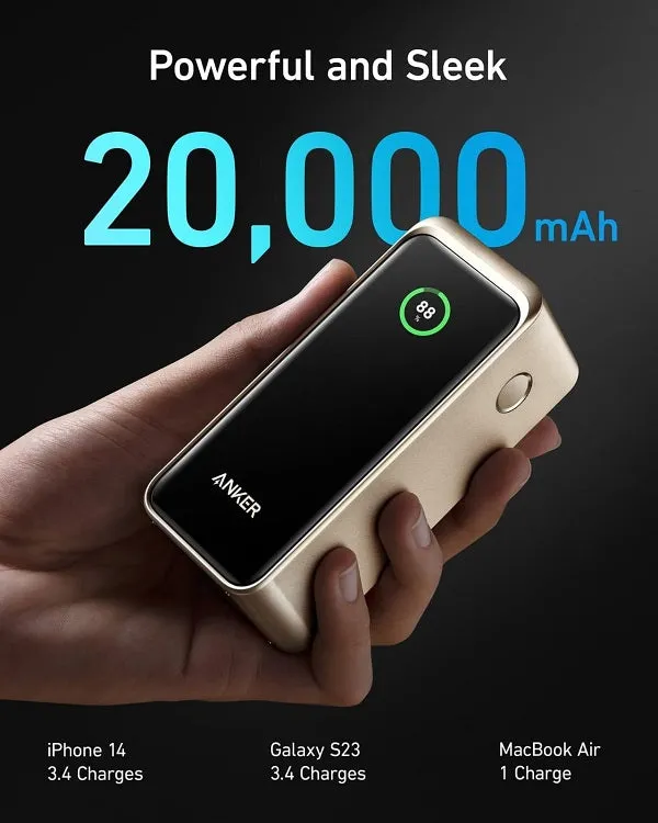 Anker Prime 20000Mah Power Bank (200W) Series 7 -Golden