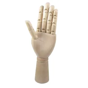 Articulated Wooden Left Hand