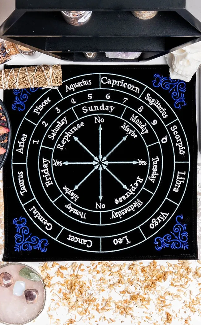 Astrology Velvet Pendulum Mat