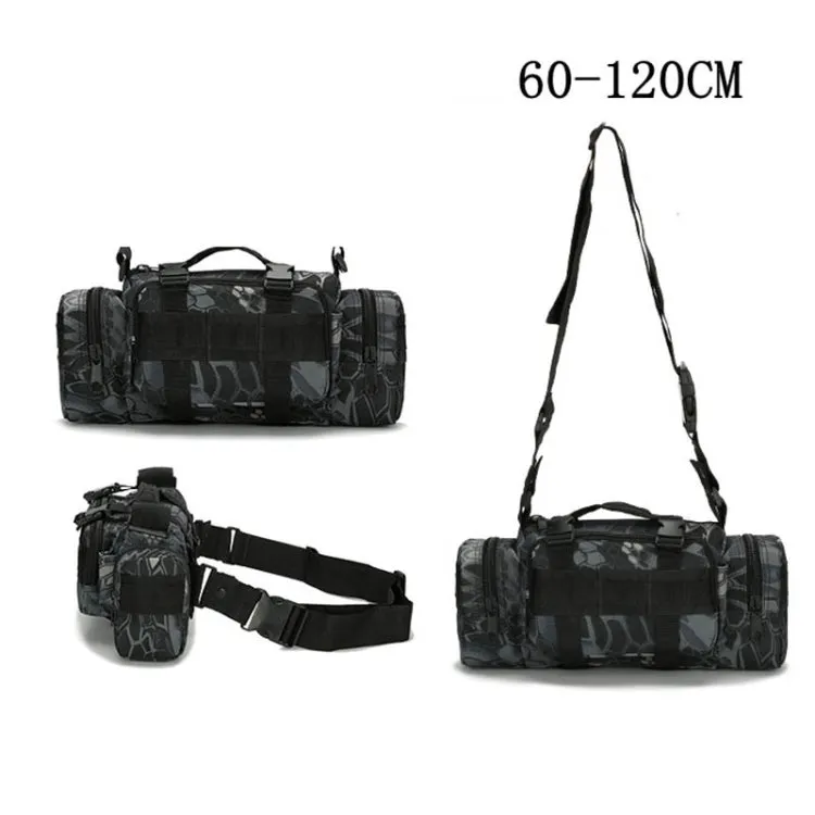 B04 Sports Outdoor Fishing Waterproof Waist Bag Photography Multifunctional Bag(Brown)