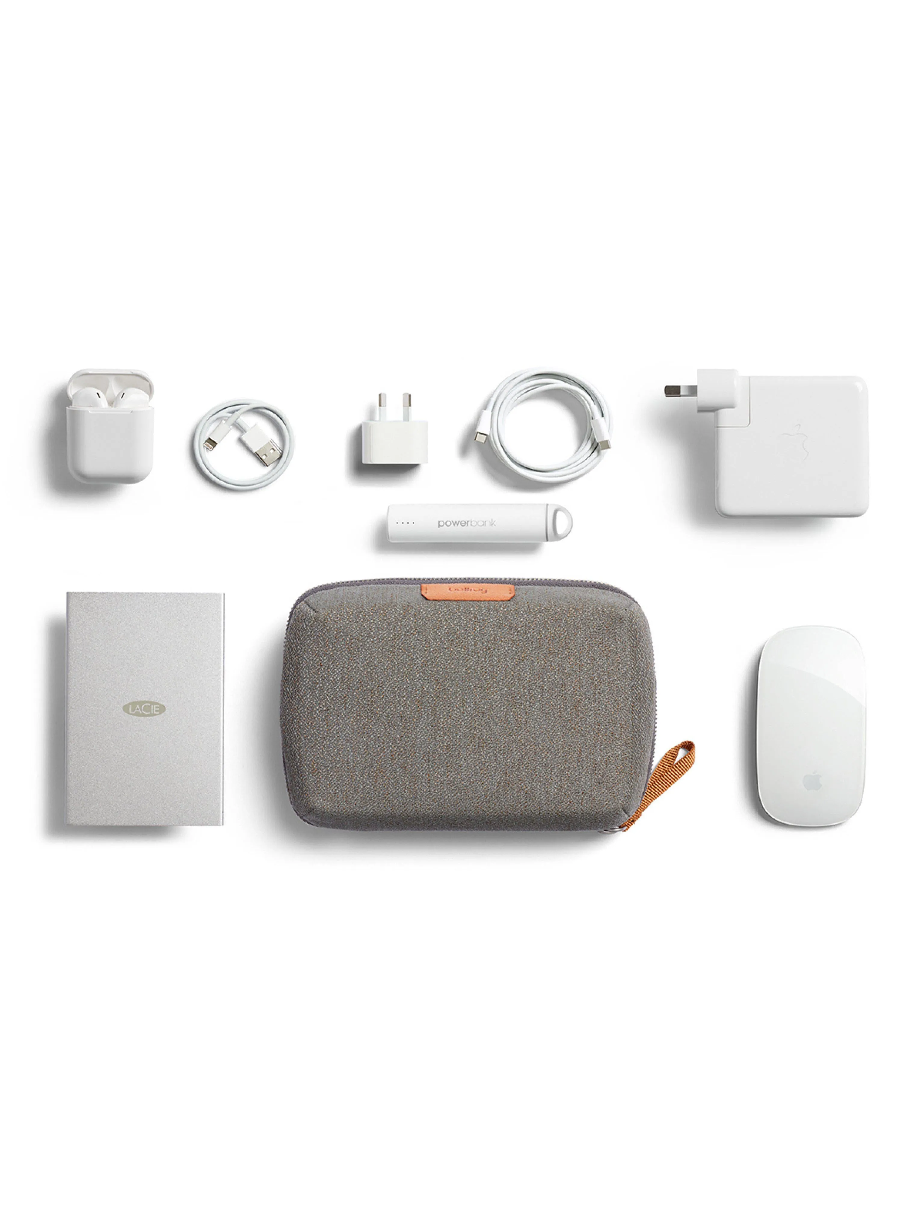 Bellroy Tech Kit Compact Limestone Recycled (Leather-Free)