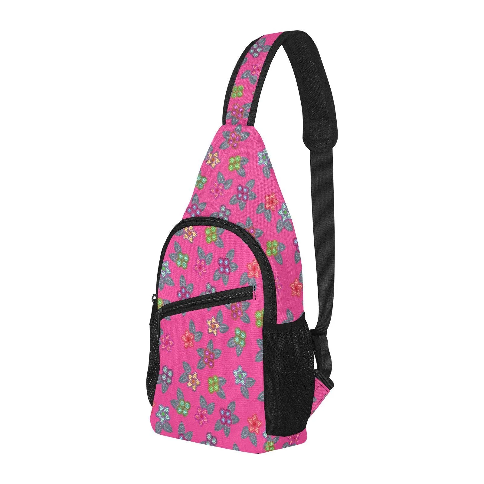 Berry Flowers Chest Bag