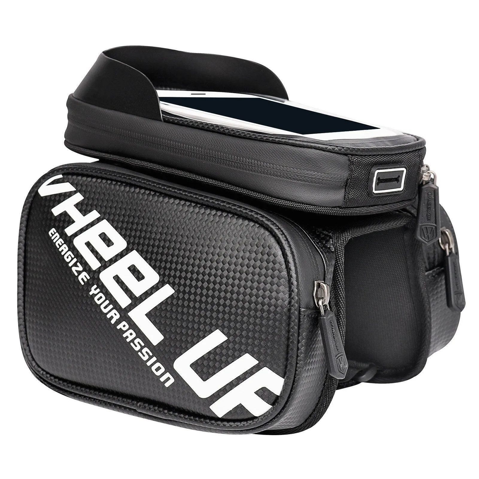 Bike Phone Front Frame Bag Top Tube Bike Bag Bicycle Handlebar Bag Cell Phone Holder Mount Bag Cycling Bag