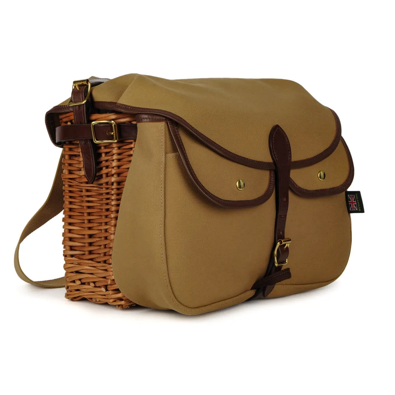 Brady Conway Creel Fishing Bag Khaki