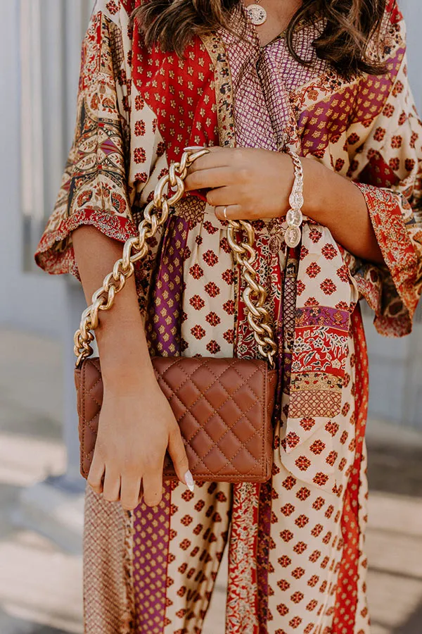 Brisk Evening Crossbody In Brown