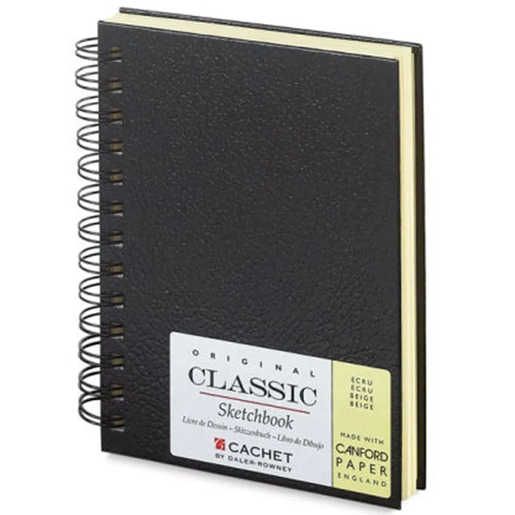 Cachet Classic Wirebound Sketchbook  5in x 7in