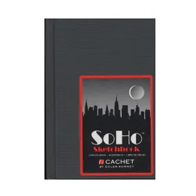 Cachet Soho Hardbound  Basic Black Cover Sketchbook