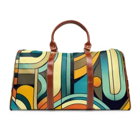 Cassidy Brushstrokes - Retro Travel Bag