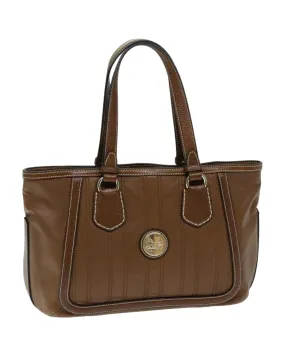 CELINE Cabas Phantom Tote Brown Leather Handbag