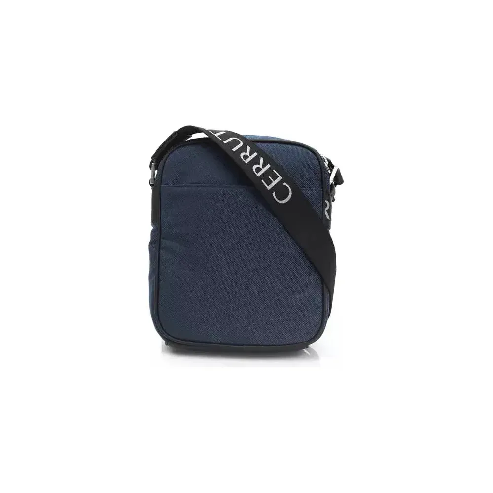 Cerruti 1881 Blue Nylon Men Messenger Bag