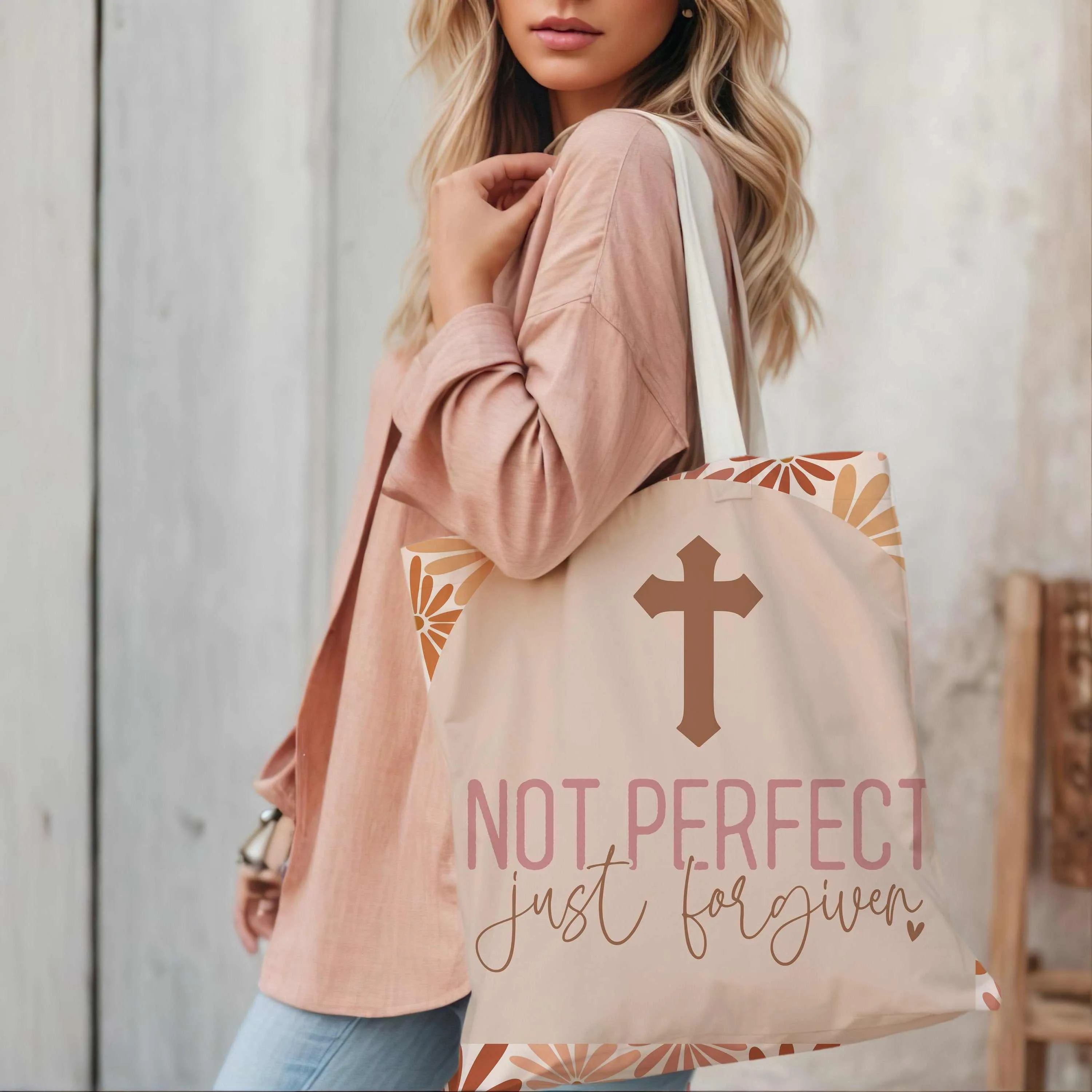 Christian Canvas Tote Bag Free Shipping