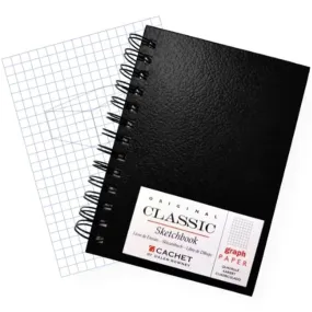 Classic Graph Sketch Book 5in x 7in