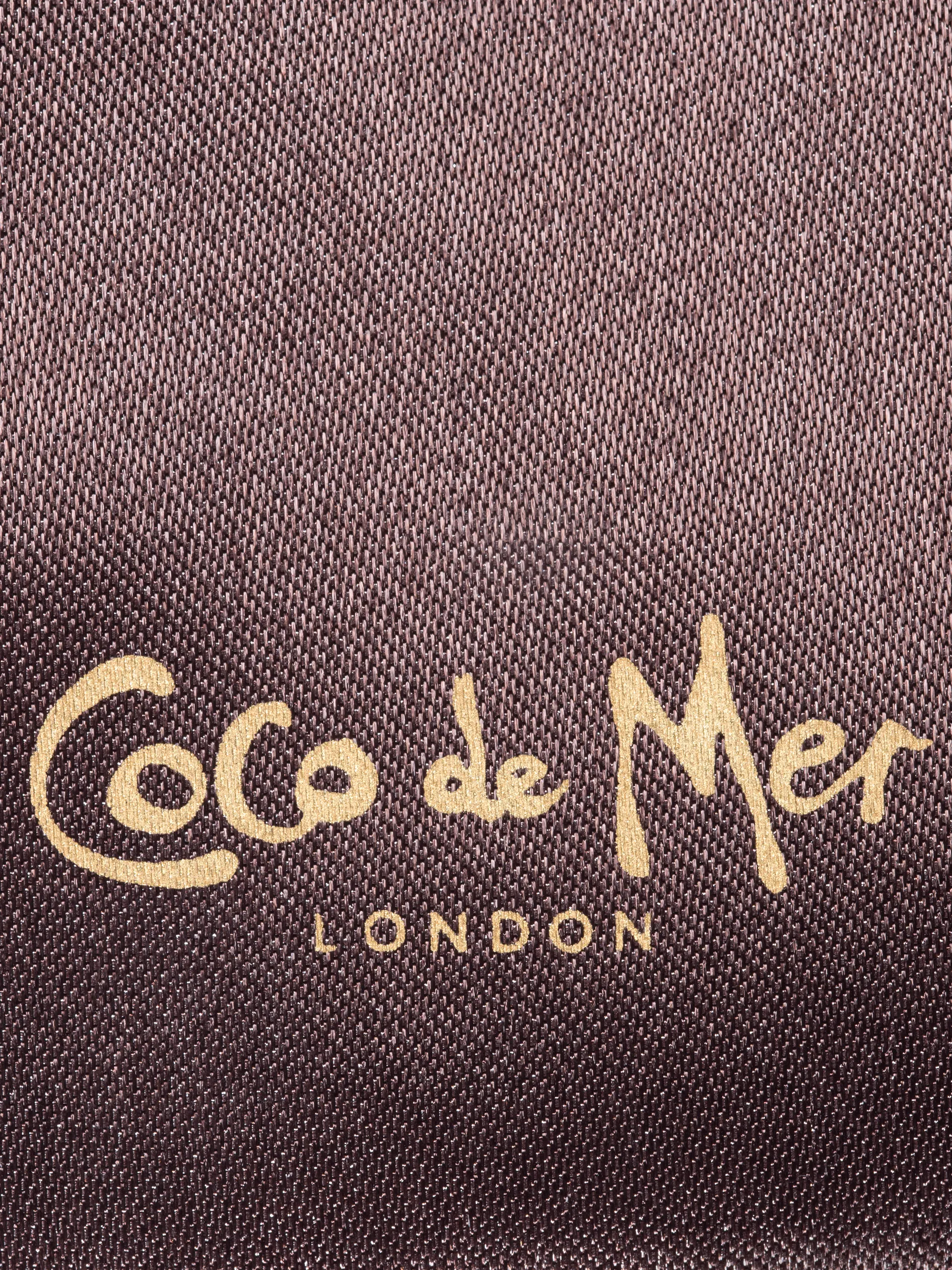 Coco de Mer Satin Padded Bag