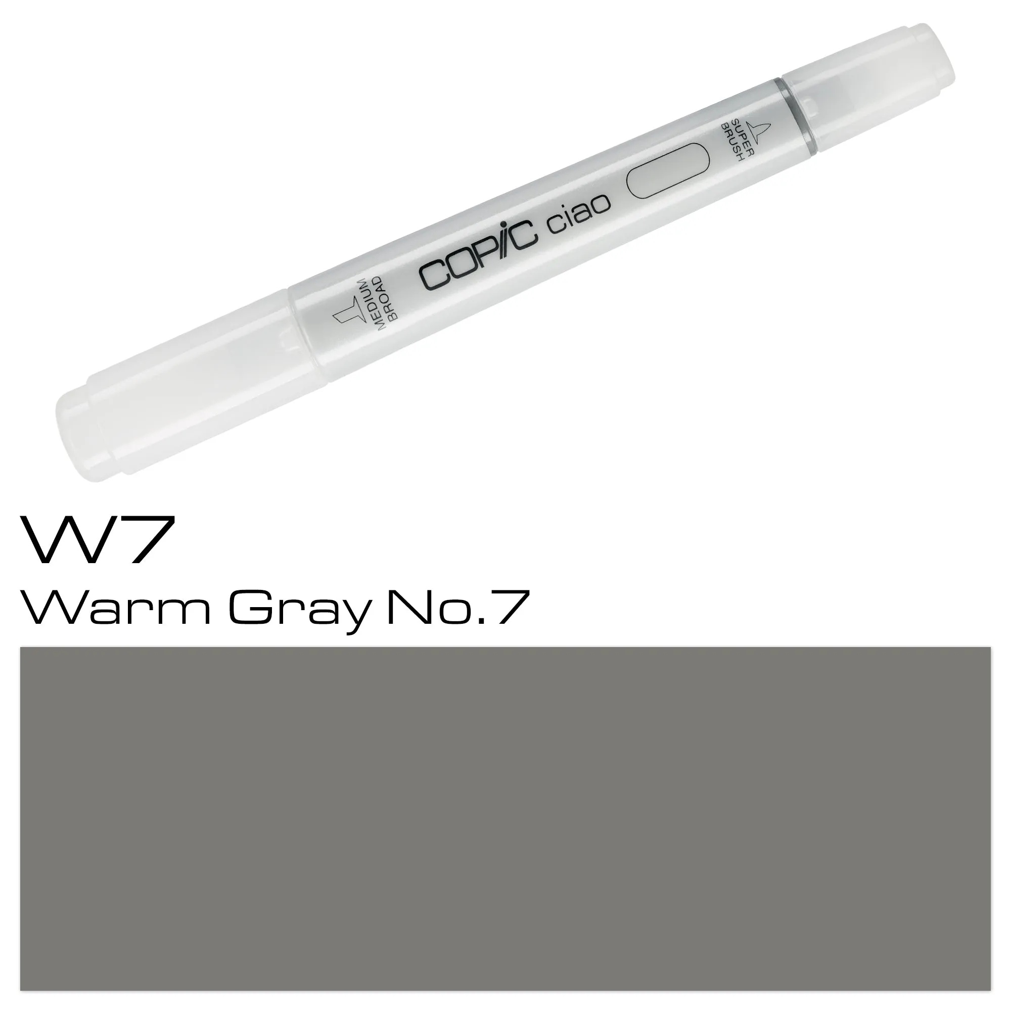Copic Ciao Marker W 7 Warm Grey