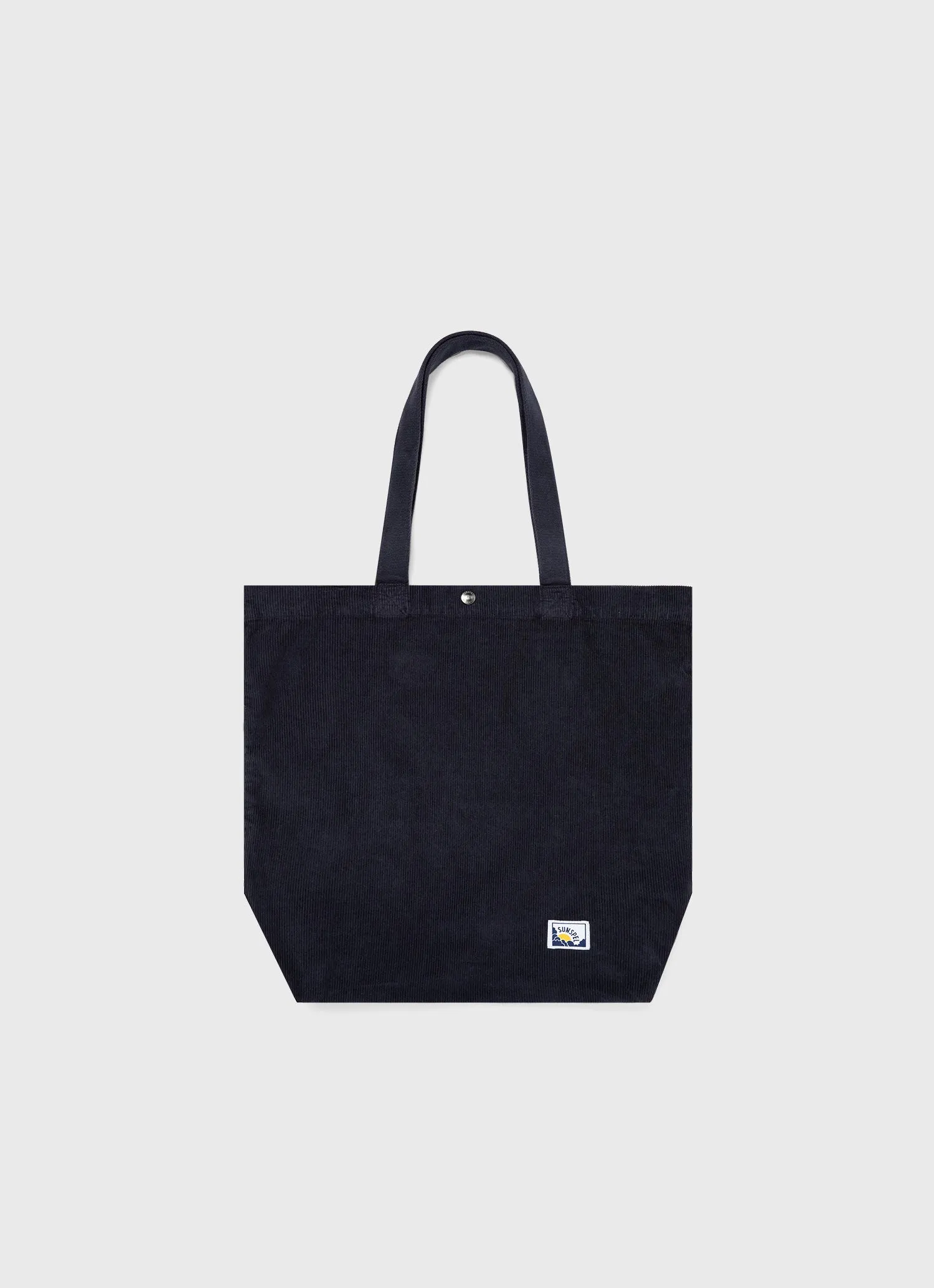 Corduroy Tote Bag in Navy