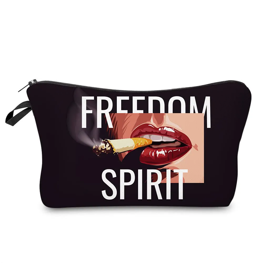 Cosmetic Bag MRSP Makeup Bags for Women,Small Makeup Pouch Travel Bags for Toiletries Waterproof