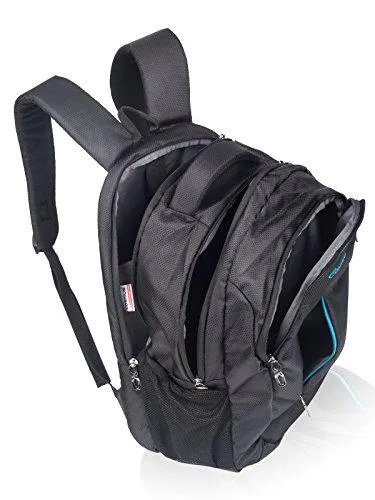 Cosmus Linux 39 litres Black & T Blue Laptop Backpack