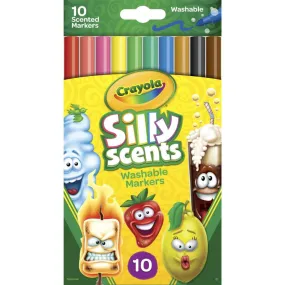 Crayola Silly Scents Fine Line Washable Markers 10 Count