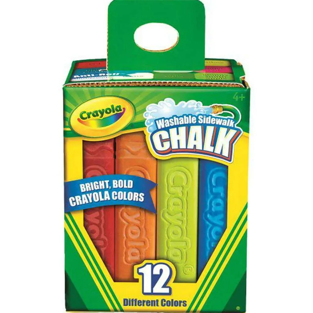 Crayola Washable Color Sidewalk Chalk Sticks