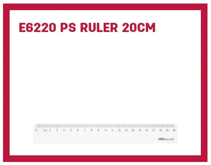 Deli PS Ruler 20cm