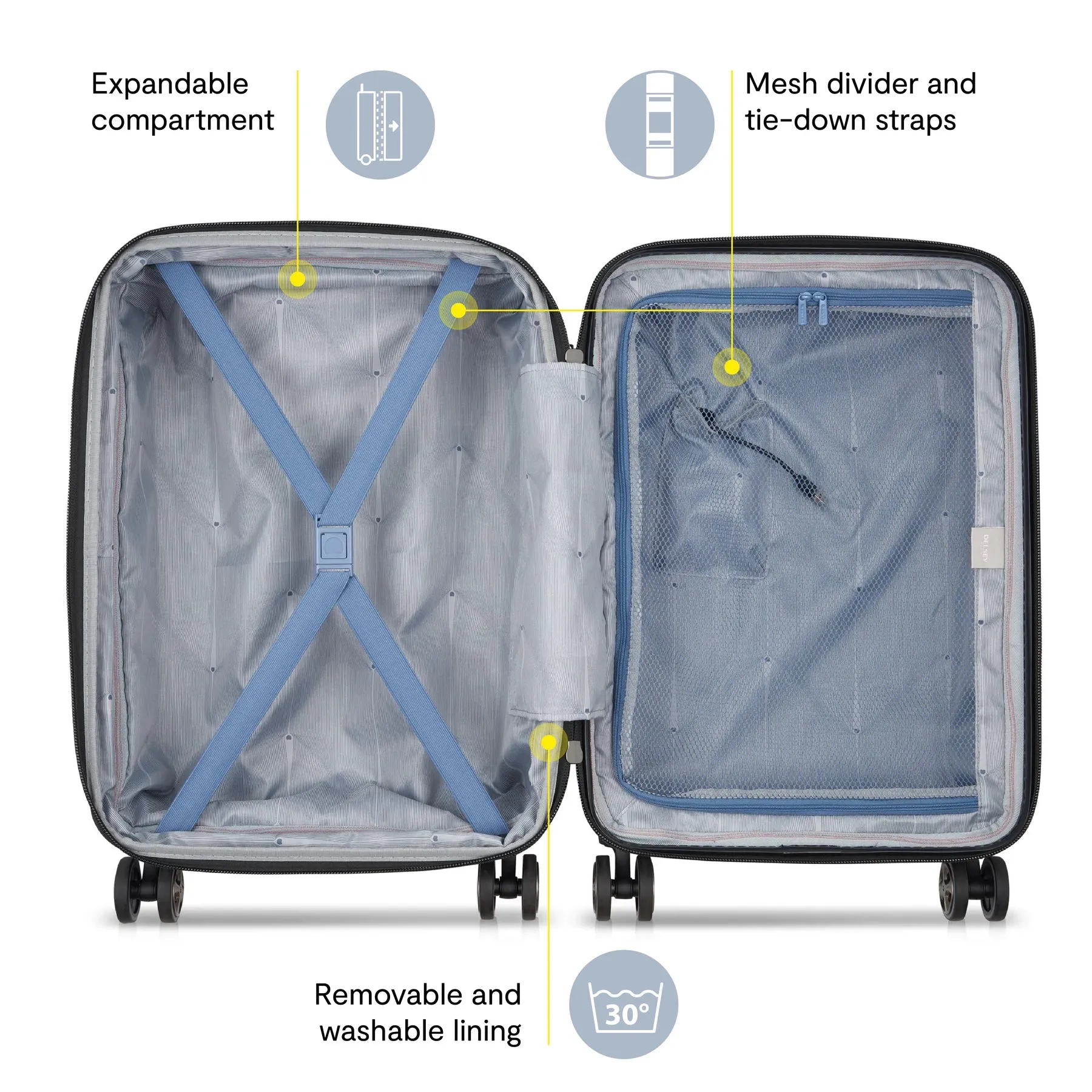 Delsey Cruise 3.0 Carry-On Expandable Spinner