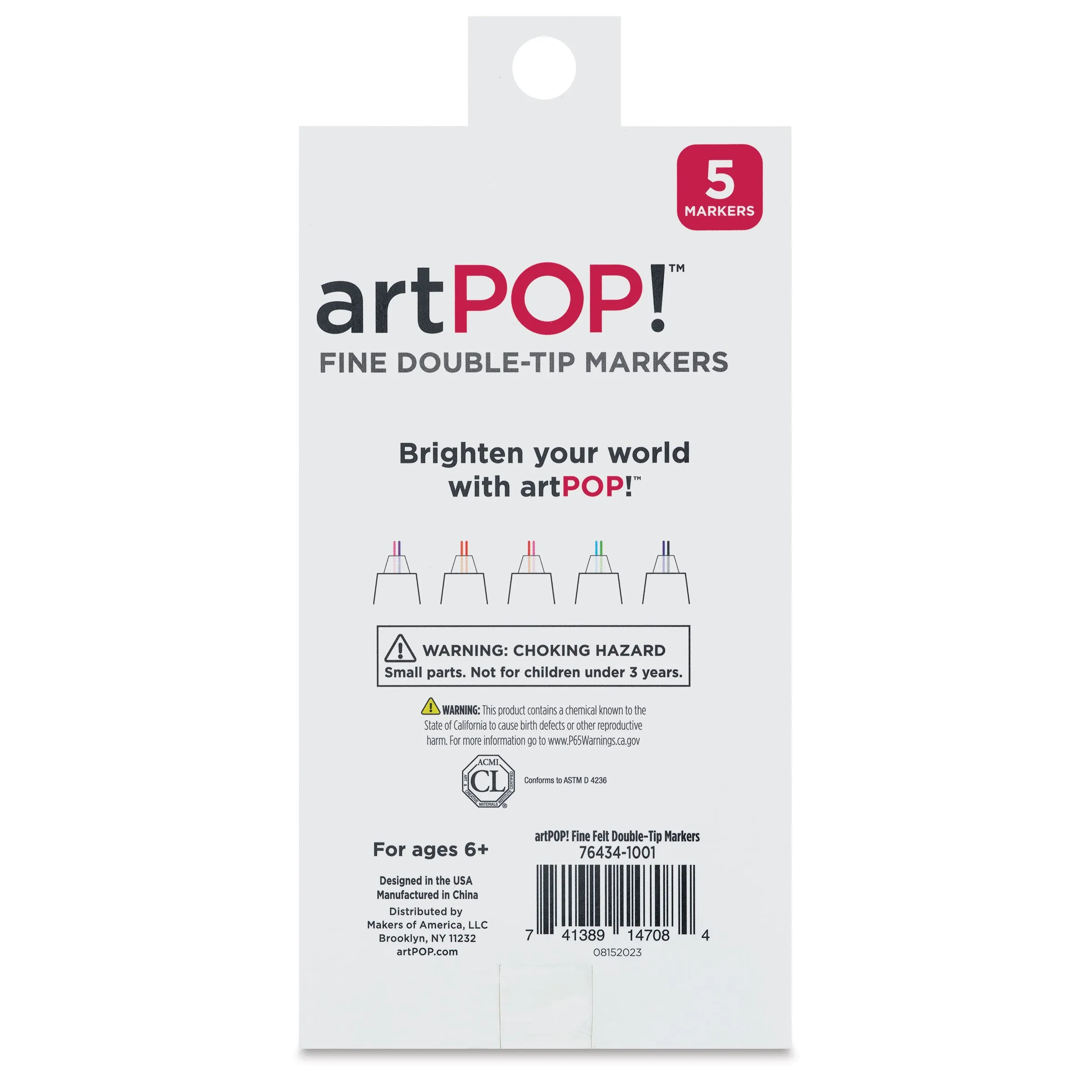 Double Tip Markers - Set of 5