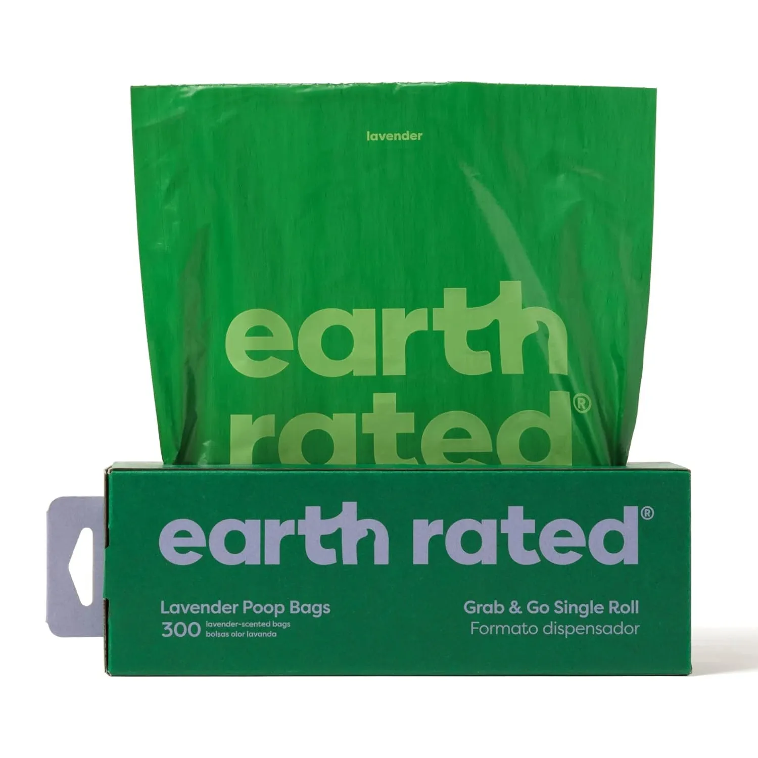 Earth Rated 300 Poo Bags on a Roll Lavender Scented