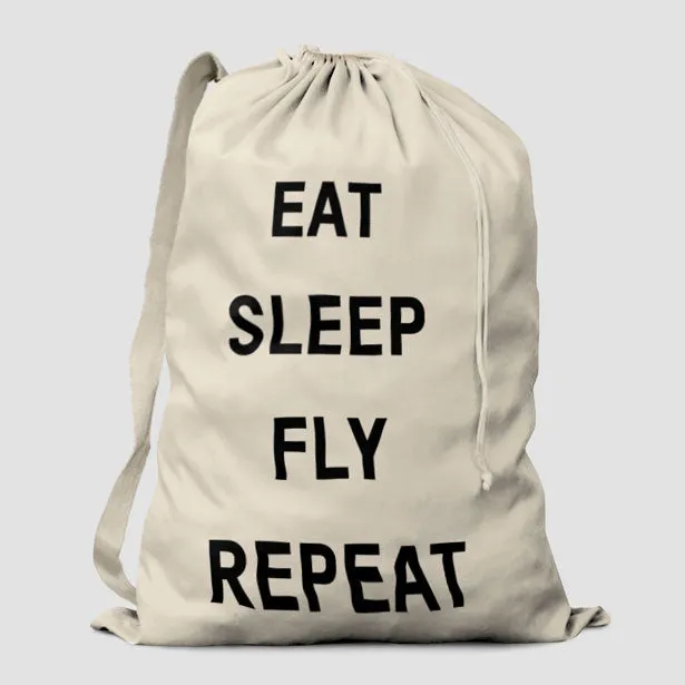 Eat Sleep Fly - Laundry Bag