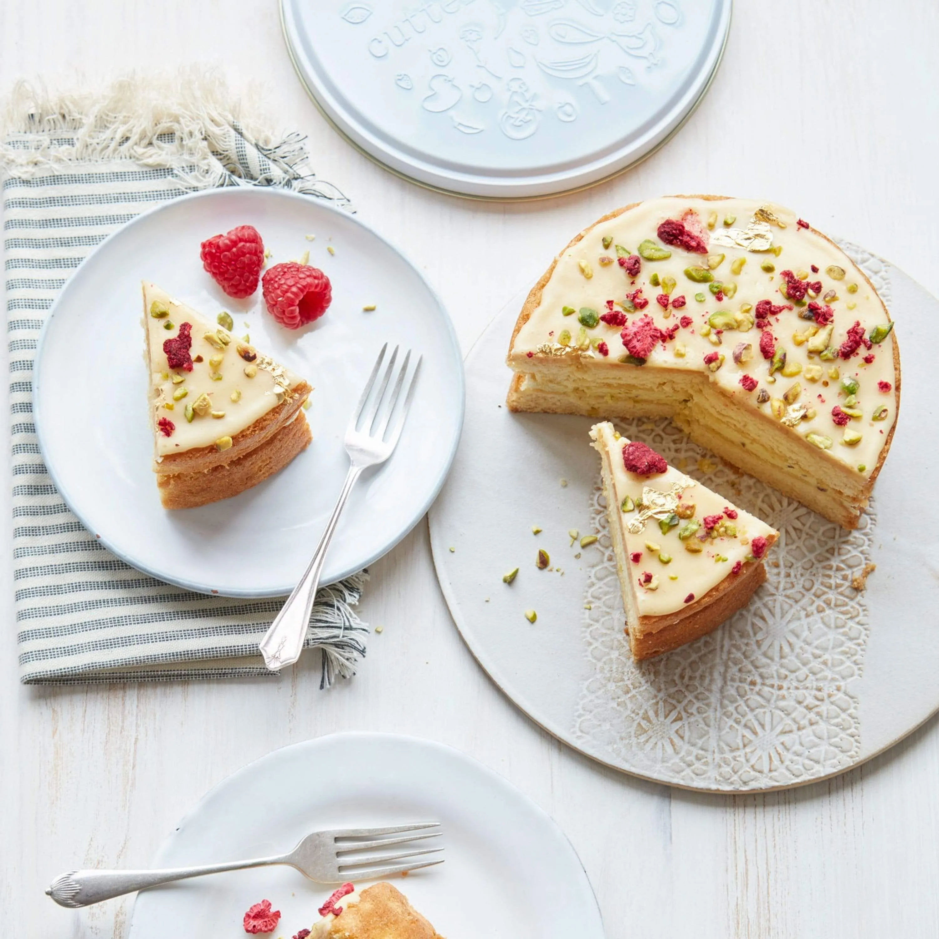 Eid Mubarak Passionfruit And Pistachio Cake