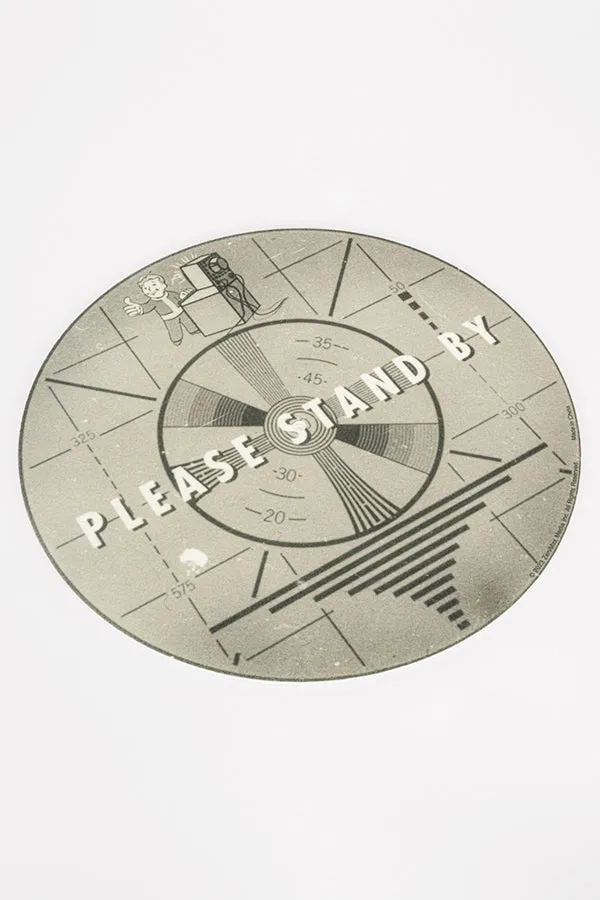 Fallout Please Stand By Record Slip Mat