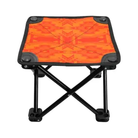 Fancy Orange Folding Fishing Stool