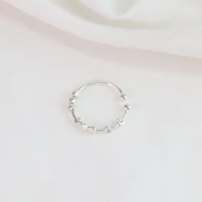 Fidget Ring | Adjustable Sterling Silver Ring