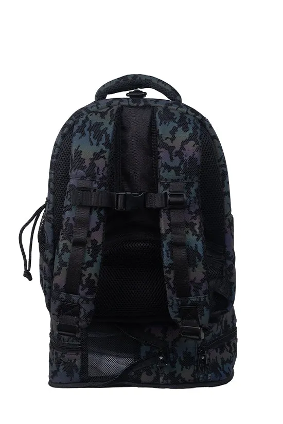 Flash Mesh in Camo Baby Rebel Dream Bag with Black Zipper