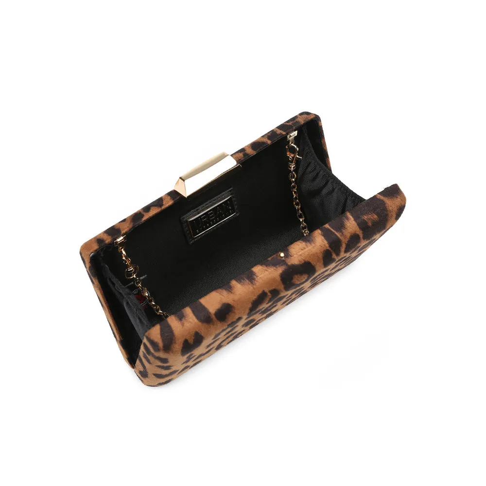 Flora Leopard Evening Bag