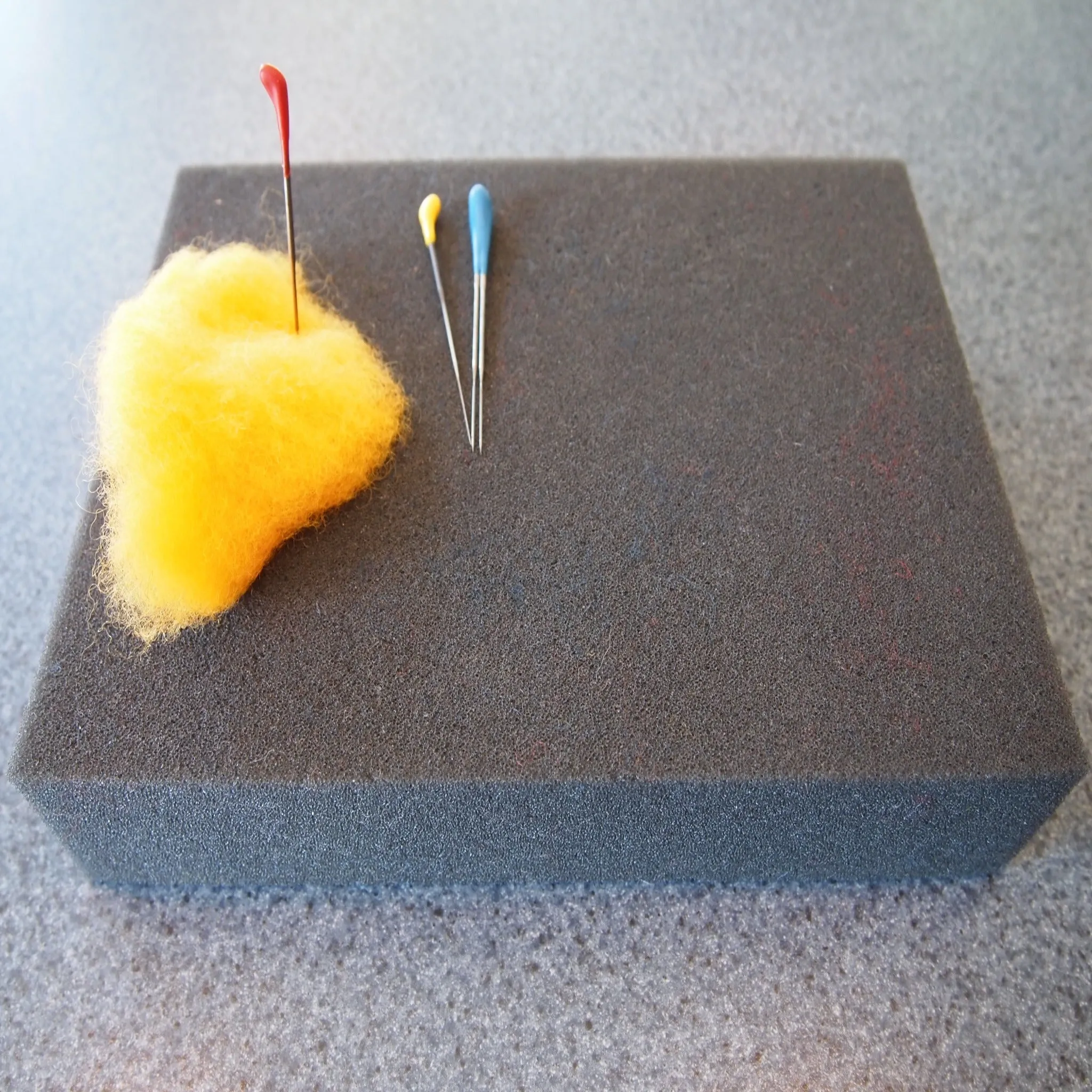 Foam pad for needle felting