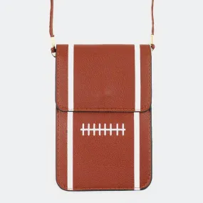 Football Touch Screen Crossbody Cell Phone Bag