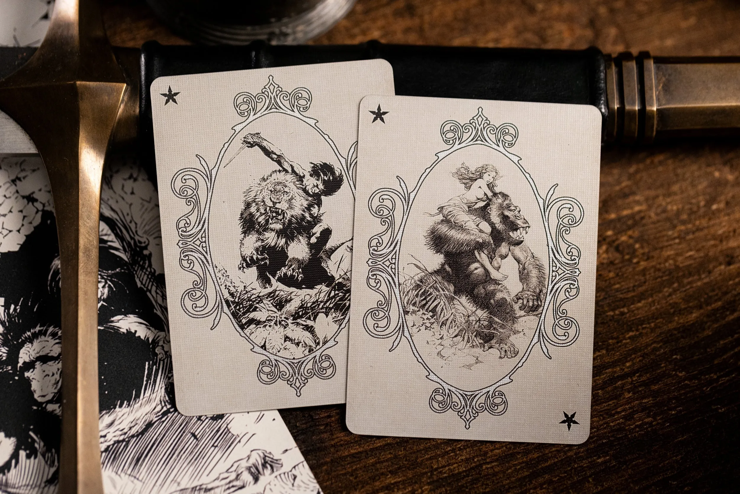 Frazetta Art Museum x Kings Wild Playing Cards - Drawing Edition