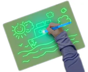 Fun Drawing Pad Board Glow In Dark With Light For Kids Painting Board Educational Toy